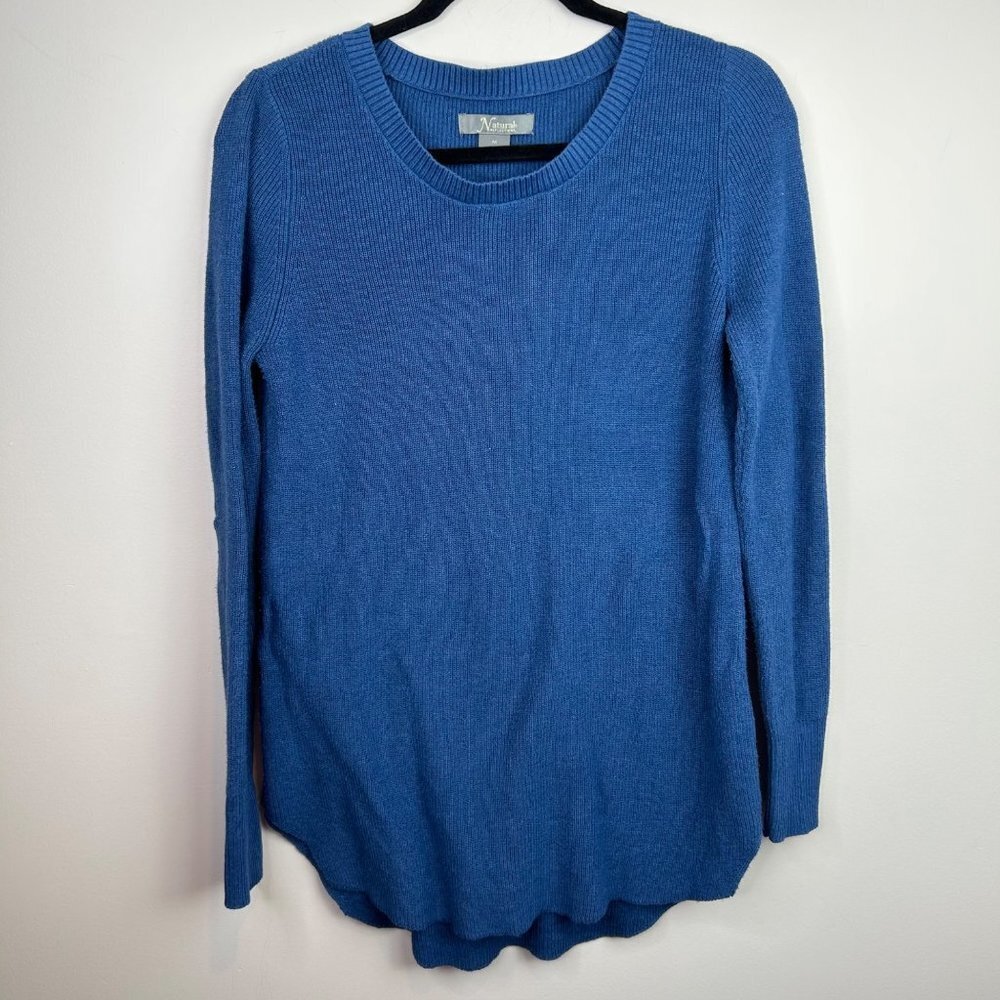 Naturals‎ Relection blue knit sweater size medium